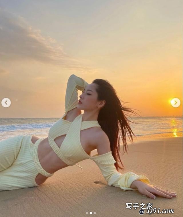 越南第一美女芝芙又爆靓照啦，高衩泳裝细腰长腿，不要太性感-4.jpg